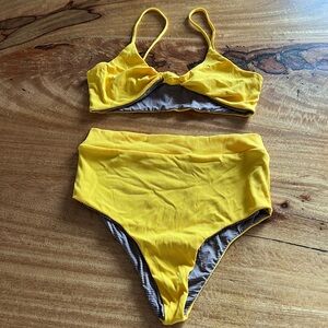 Acacia lemon ribbed set